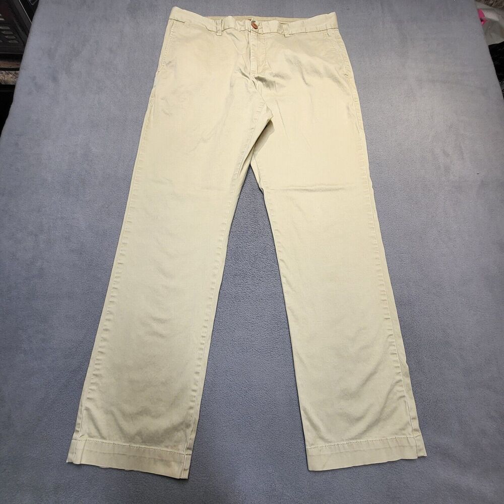 Tommy Bahama Pants 34x30 Beige Chino Khaki Straight Leg Casual Preppy